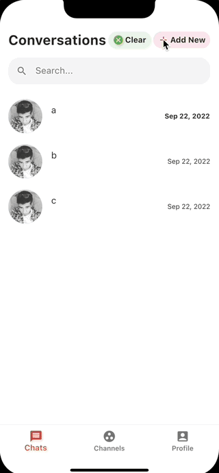 Flutter Simple chat UI ex 32