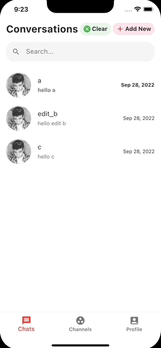 Flutter Simple chat UI ex 03-06
